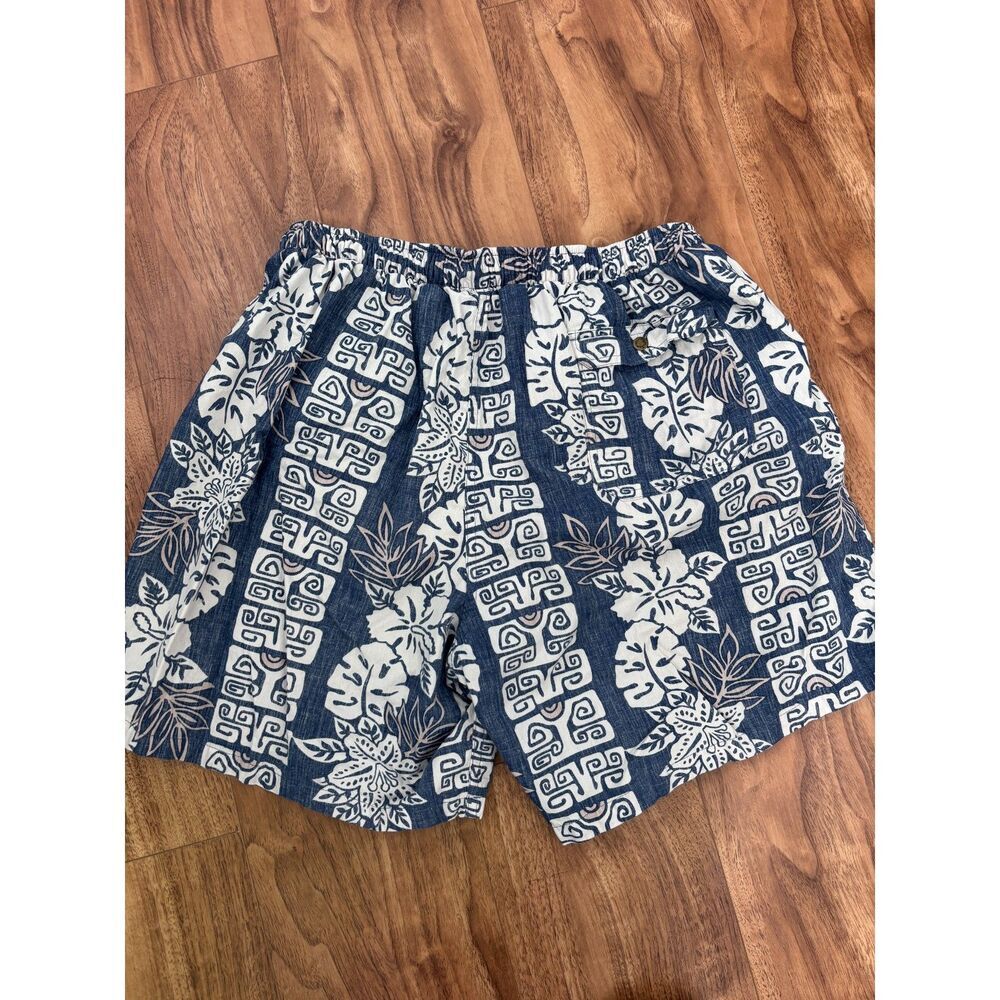 Phil Edwards by Reyn Spooner Hawaiian Print Swim Trunks Men’s Large Cotton